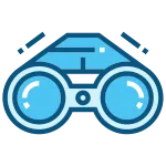 Binoculars Find Search Zoom Magnifier SVG Icon